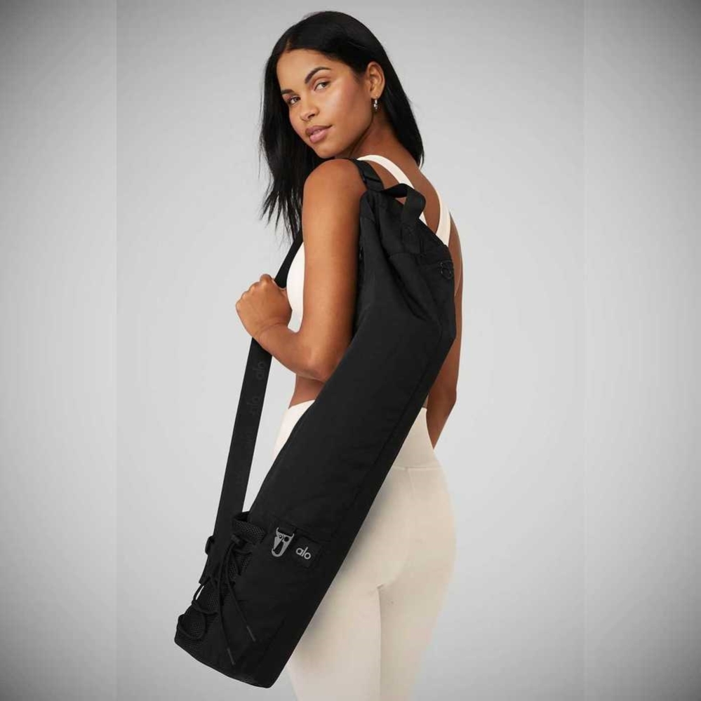 Bolsas Alo Yoga Utility Mat Mujer Negros | MX-27MCWY