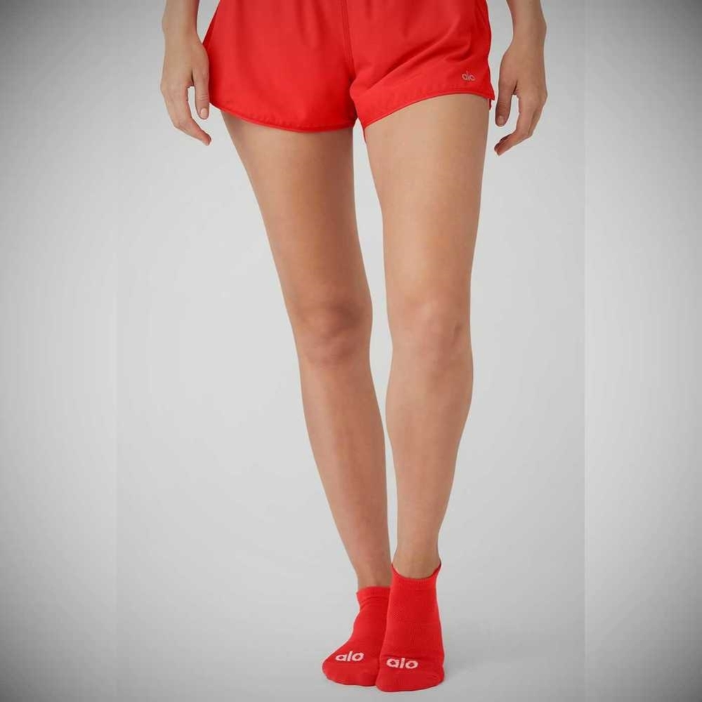 Calcetines Alo Yoga Everyday Mujer Rojos | MX-83TCNZ