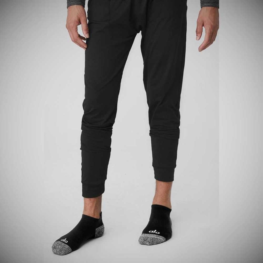 Calcetines Alo Yoga Performance Tab Hombre Negros Grises | MX-42DRQZ