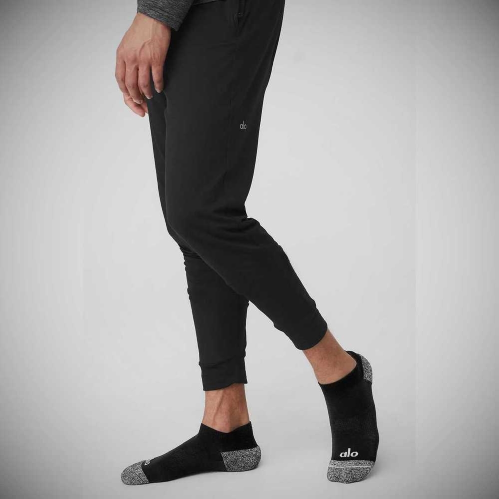 Calcetines Alo Yoga Performance Tab Hombre Negros Grises | MX-42DRQZ