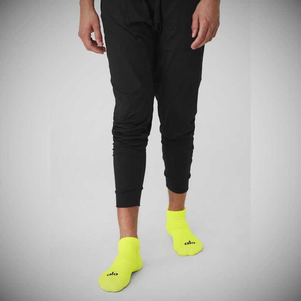 Calcetines Alo Yoga Performance Tab Hombre Negros | MX-91IAQZ