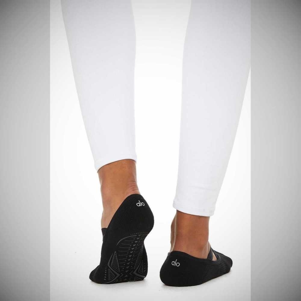 Calcetines Alo Yoga Pivot Barre Mujer Negros | MX-40JGPF