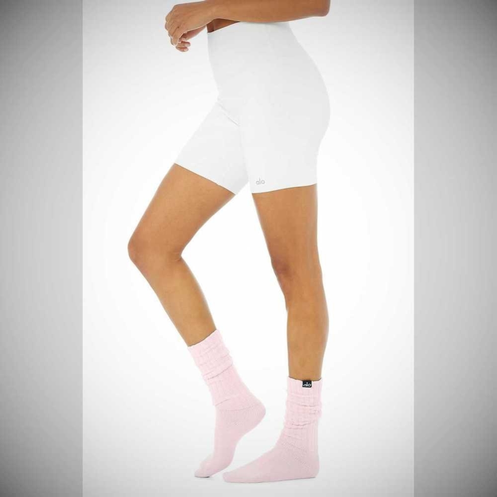 Calcetines Alo Yoga Scrunch Mujer Rosas | MX-05YZPN