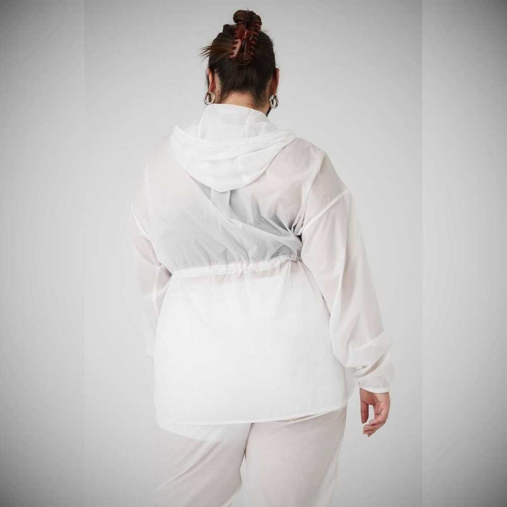 Chaquetas Alo Yoga Cloud Nine Mujer Blancos | MX-36QRXA