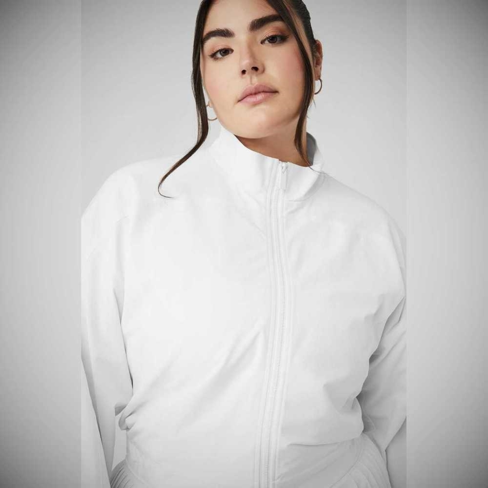 Chaquetas Alo Yoga Clubhouse Mujer Blancos | MX-32GILB