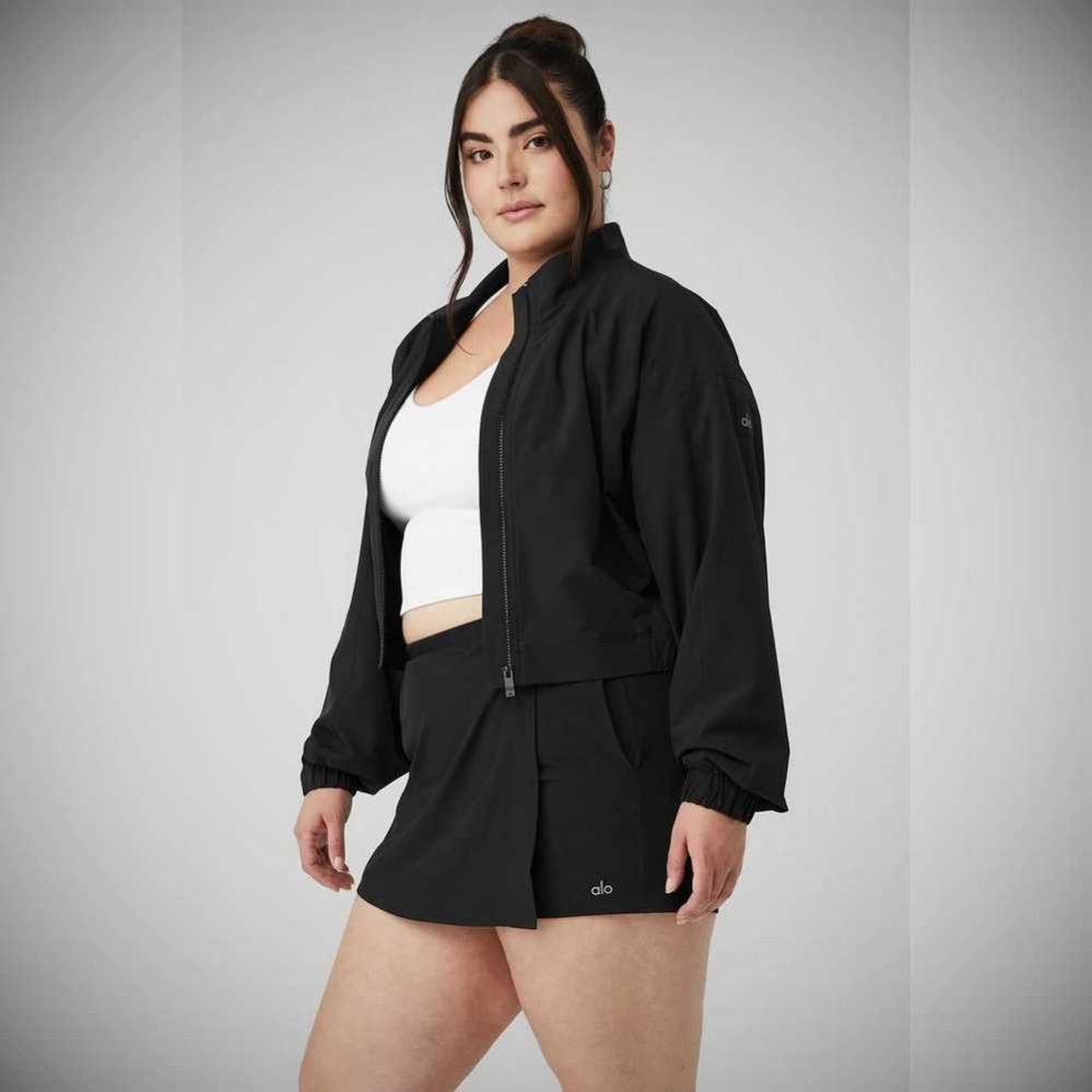 Chaquetas Alo Yoga Clubhouse Mujer Negros | MX-30TCLU