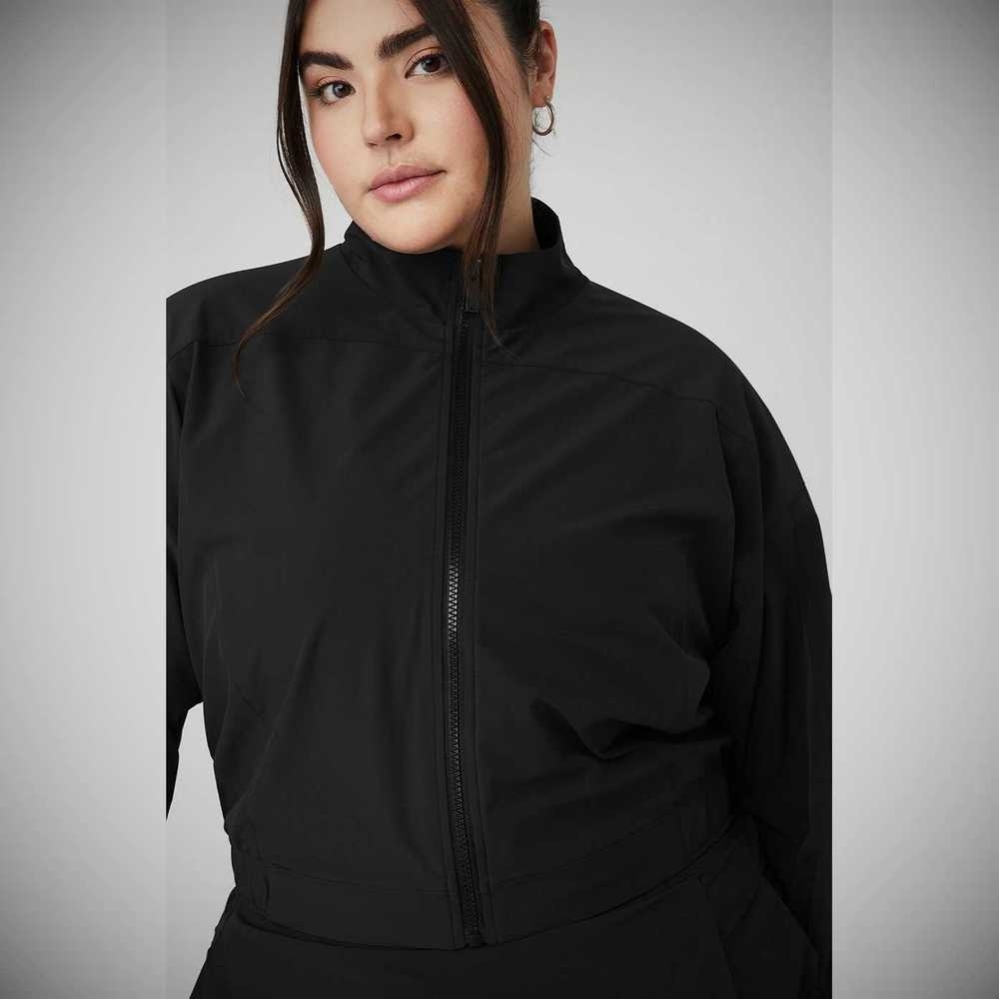 Chaquetas Alo Yoga Clubhouse Mujer Negros | MX-30TCLU