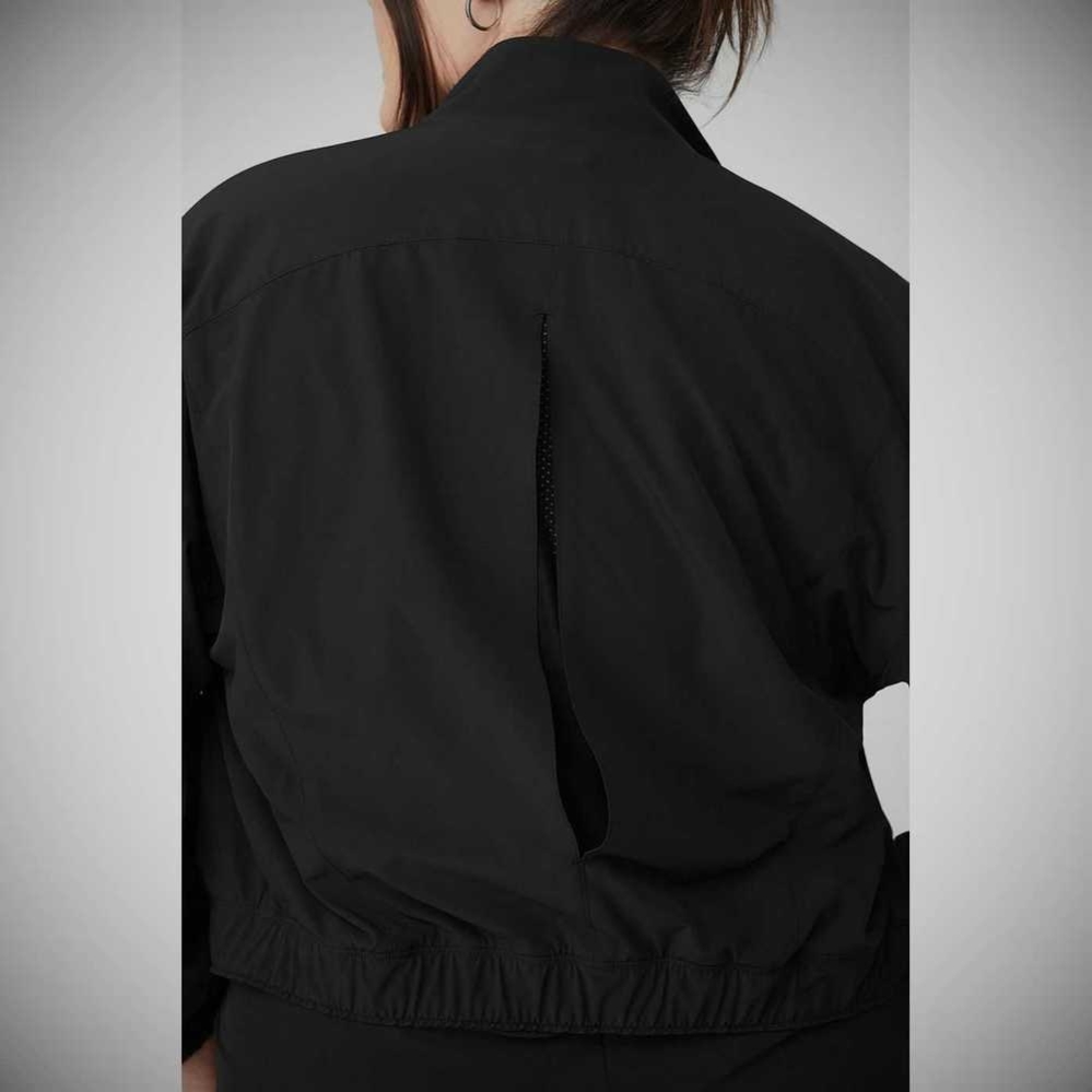 Chaquetas Alo Yoga Clubhouse Mujer Negros | MX-30TCLU