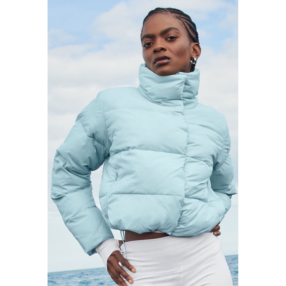 Chaquetas Alo Yoga Gold Rush Puffer Mujer Azules | MX-54SXVH