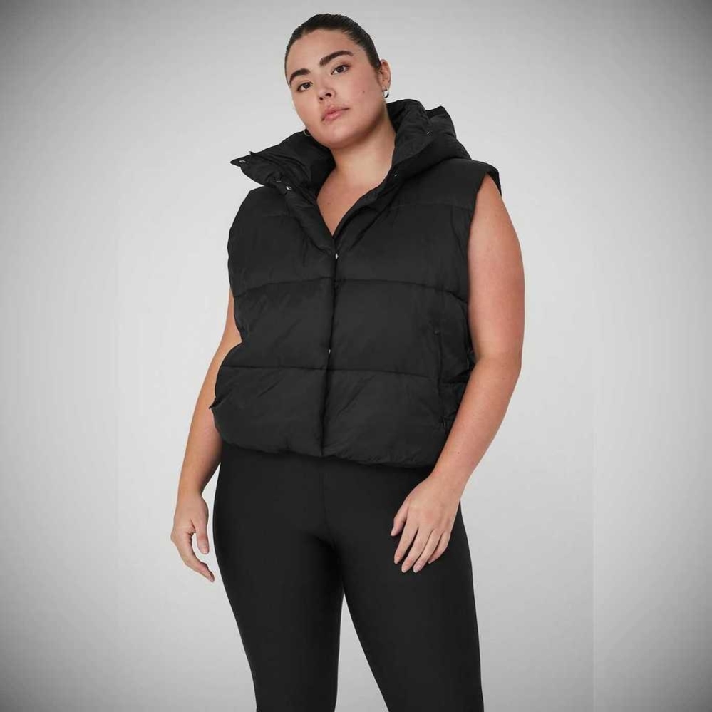 Chaquetas Alo Yoga Gold Rush Puffer Mujer Negros | MX-69UHDV