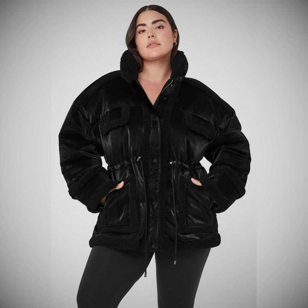 Chaquetas Alo Yoga Ice Breaker Puffer Mujer Negros | MX-73XPTN