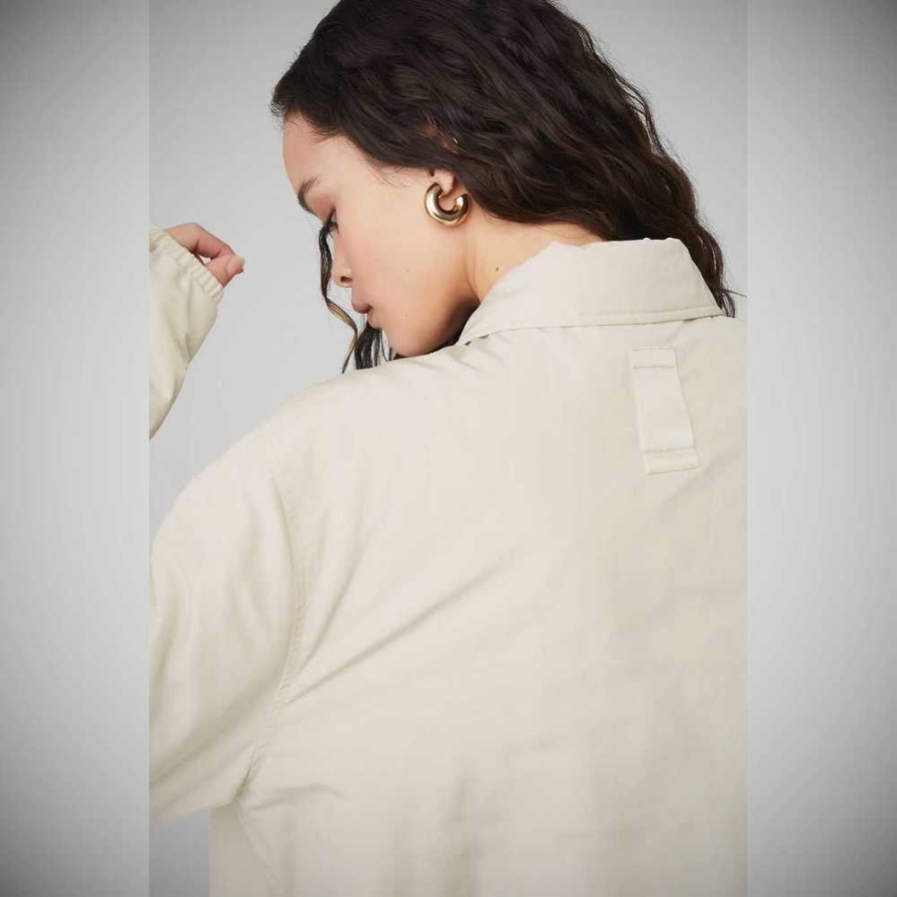 Chaquetas Alo Yoga Legend Mujer Beige | MX-47HAJU