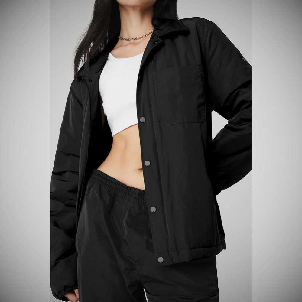 Chaquetas Alo Yoga Legend Mujer Negros | MX-26COMT