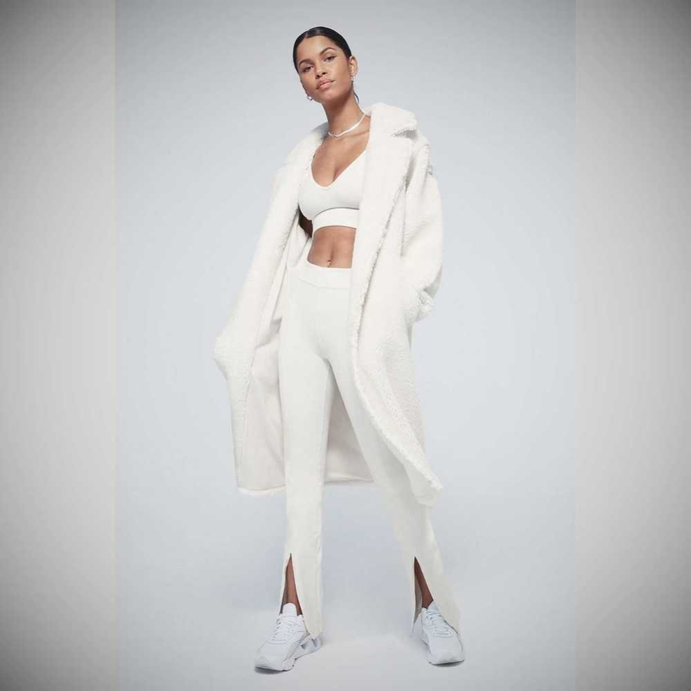 Chaquetas Alo Yoga Oversized Sherpa Trench Mujer Blancos | MX-75DAJK