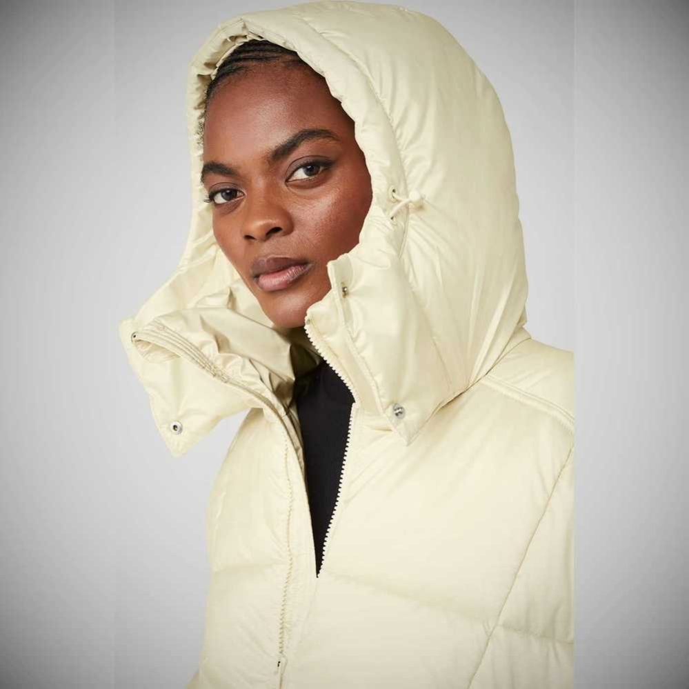 Chaquetas Alo Yoga Pearlized Pristine Puffer Mujer Amarillos Claro | MX-72FVAJ