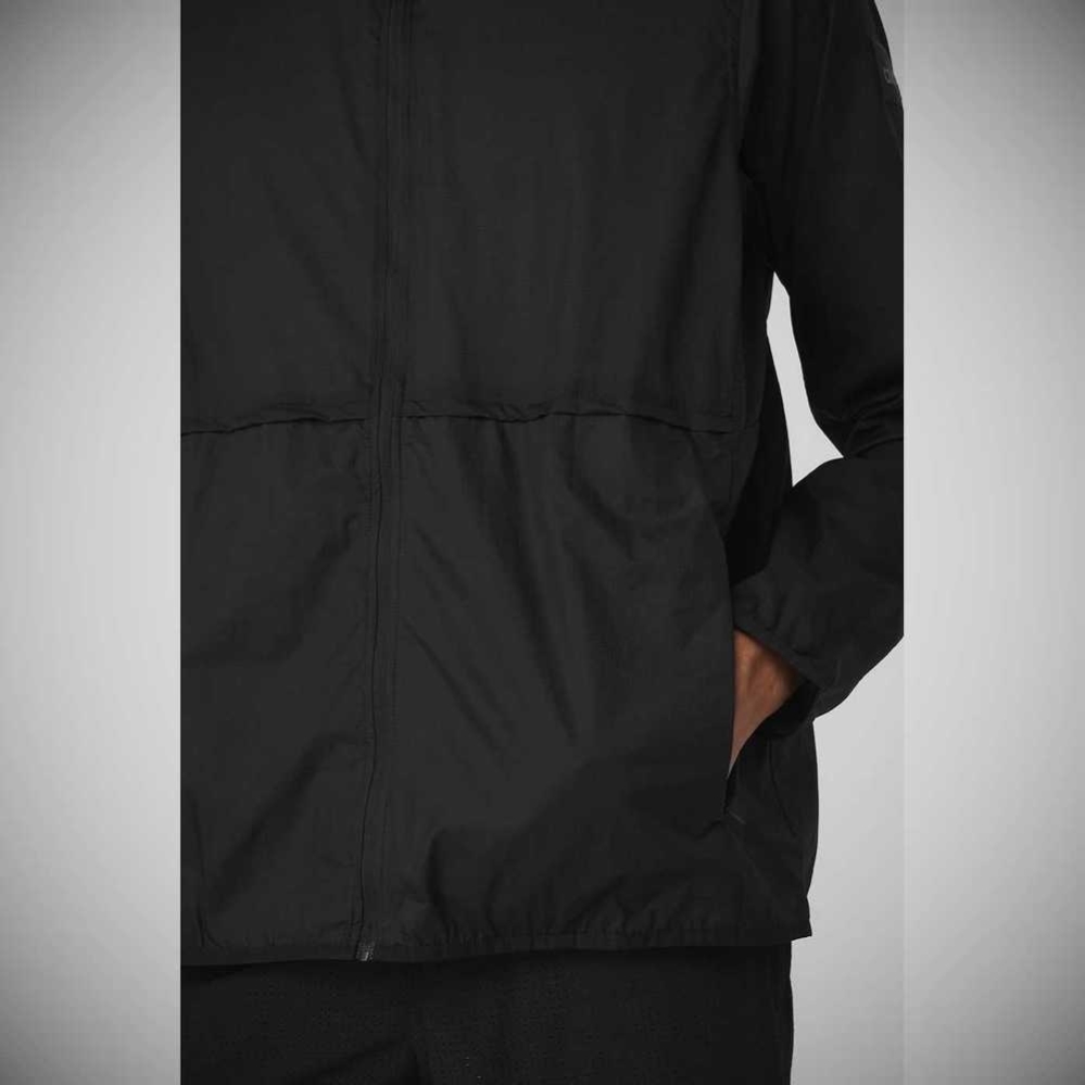 Chaquetas Alo Yoga Repeat Correr Hombre Negros | MX-60DKJC