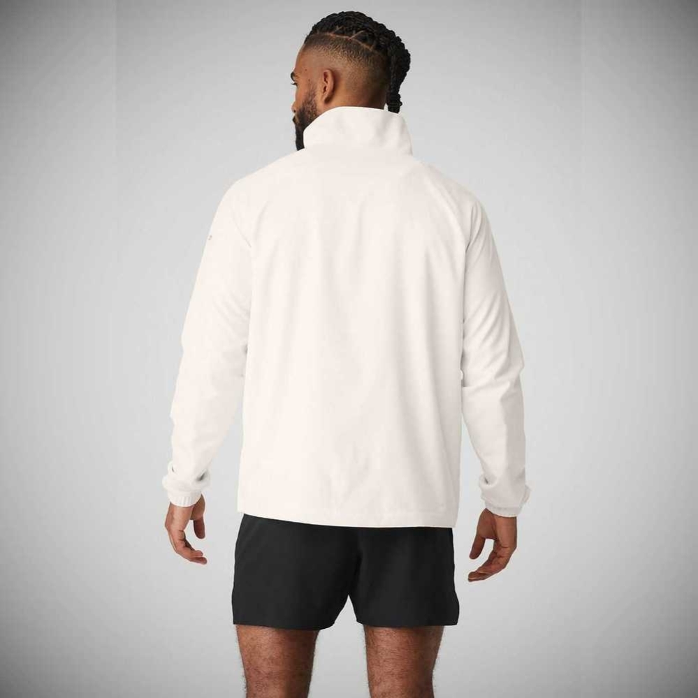 Chaquetas Alo Yoga Ripstop 1/4 Zip On-Set Hombre Blancos | MX-18SGLV