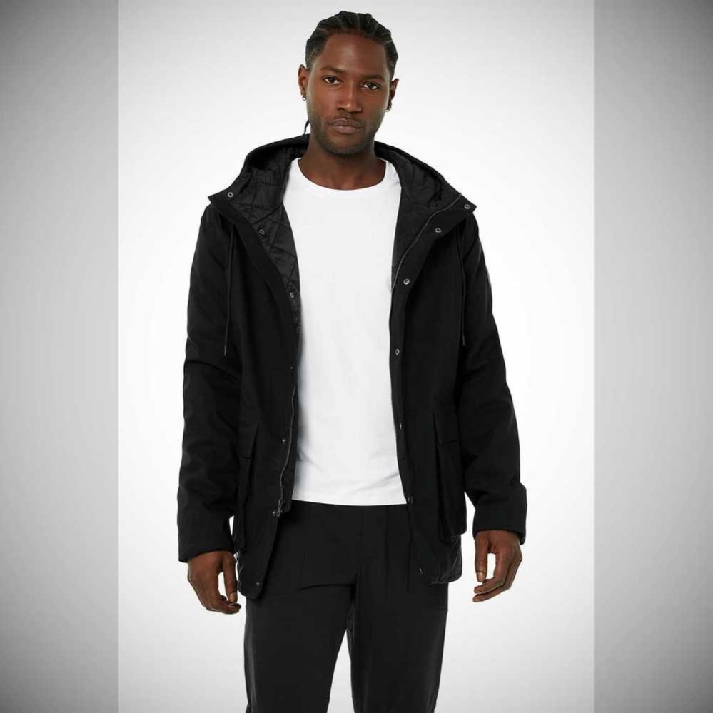 Chaquetas Alo Yoga Roam Insulated Hombre Negros | MX-19NJRA