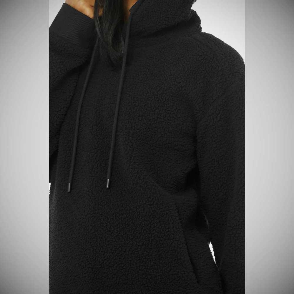 Chaquetas Alo Yoga Sherpa Mujer Negros | MX-62RYTB