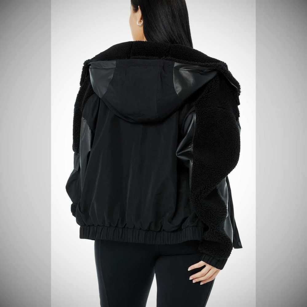 Chaquetas Alo Yoga Sherpa Utility Gear Mujer Negros | MX-94ZTMD