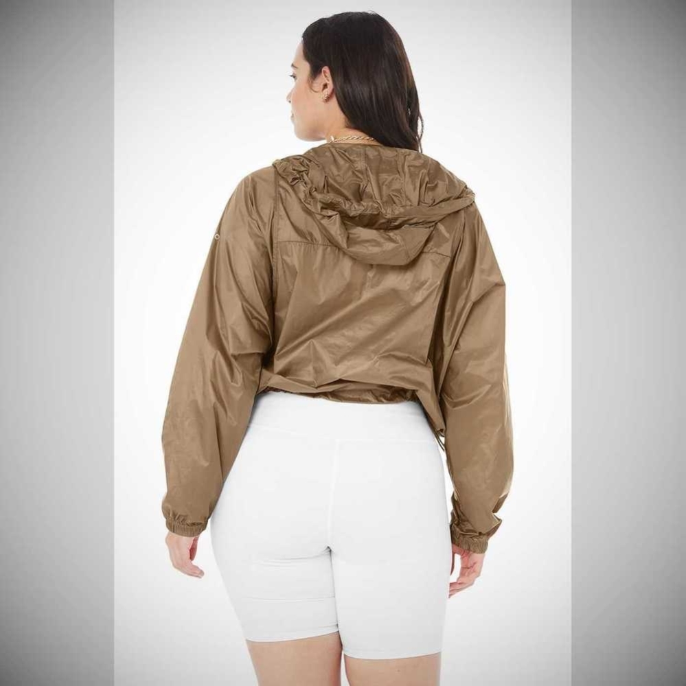 Chaquetas Alo Yoga Sprinter Mujer Marrom | MX-27SWRF