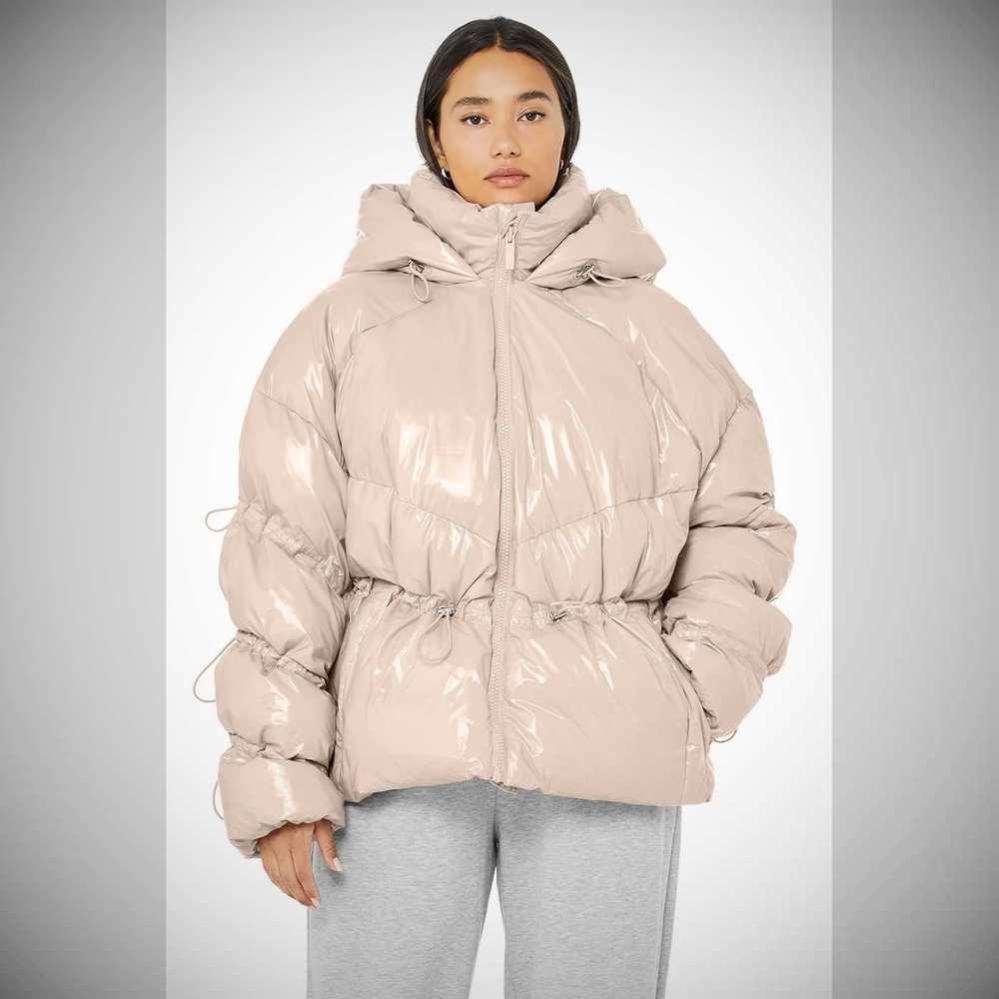 Chaquetas Alo Yoga Stunner Puffer Mujer Grises Rosas | MX-08WHYK