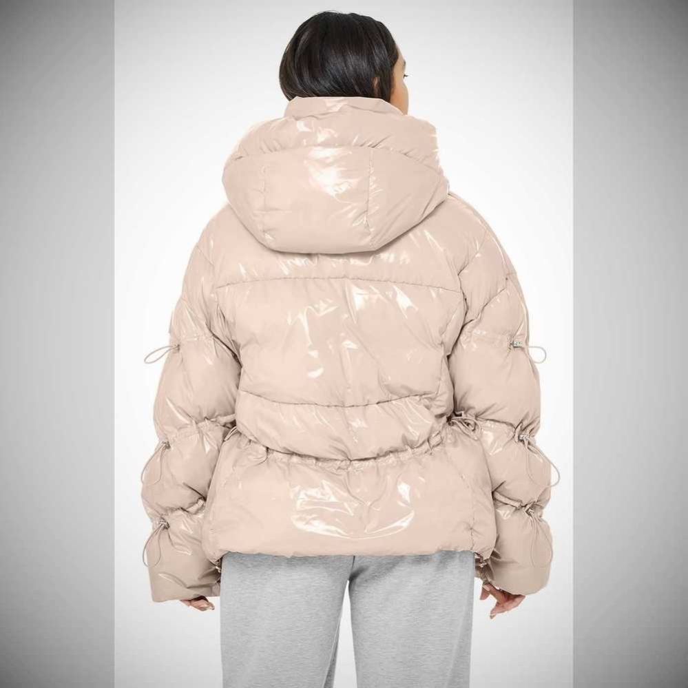 Chaquetas Alo Yoga Stunner Puffer Mujer Grises Rosas | MX-08WHYK