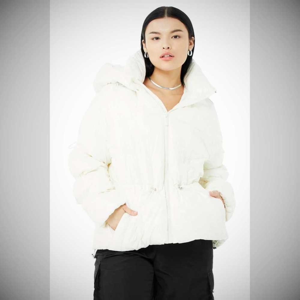 Chaquetas Alo Yoga Stunner Puffer Mujer Blancos | MX-37KEBU