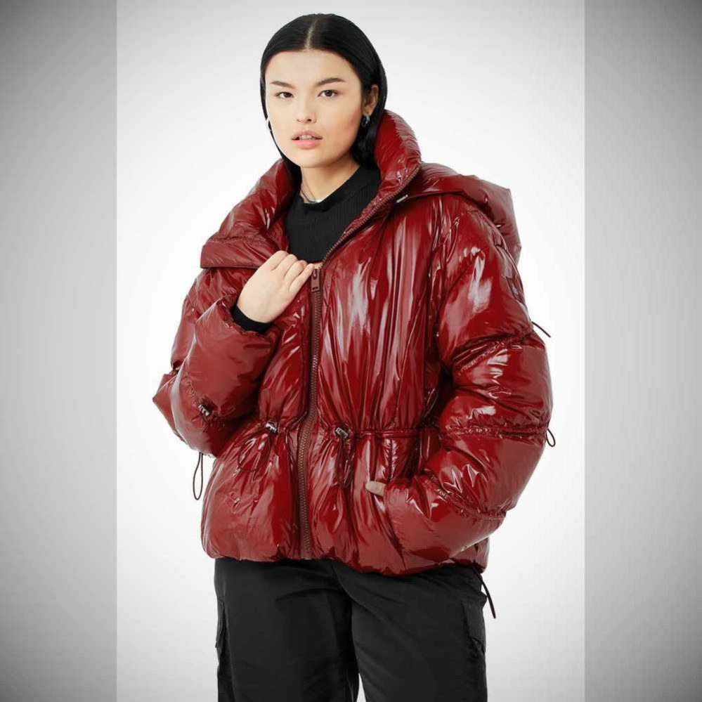 Chaquetas Alo Yoga Stunner Puffer Mujer Rojos | MX-38UXOR