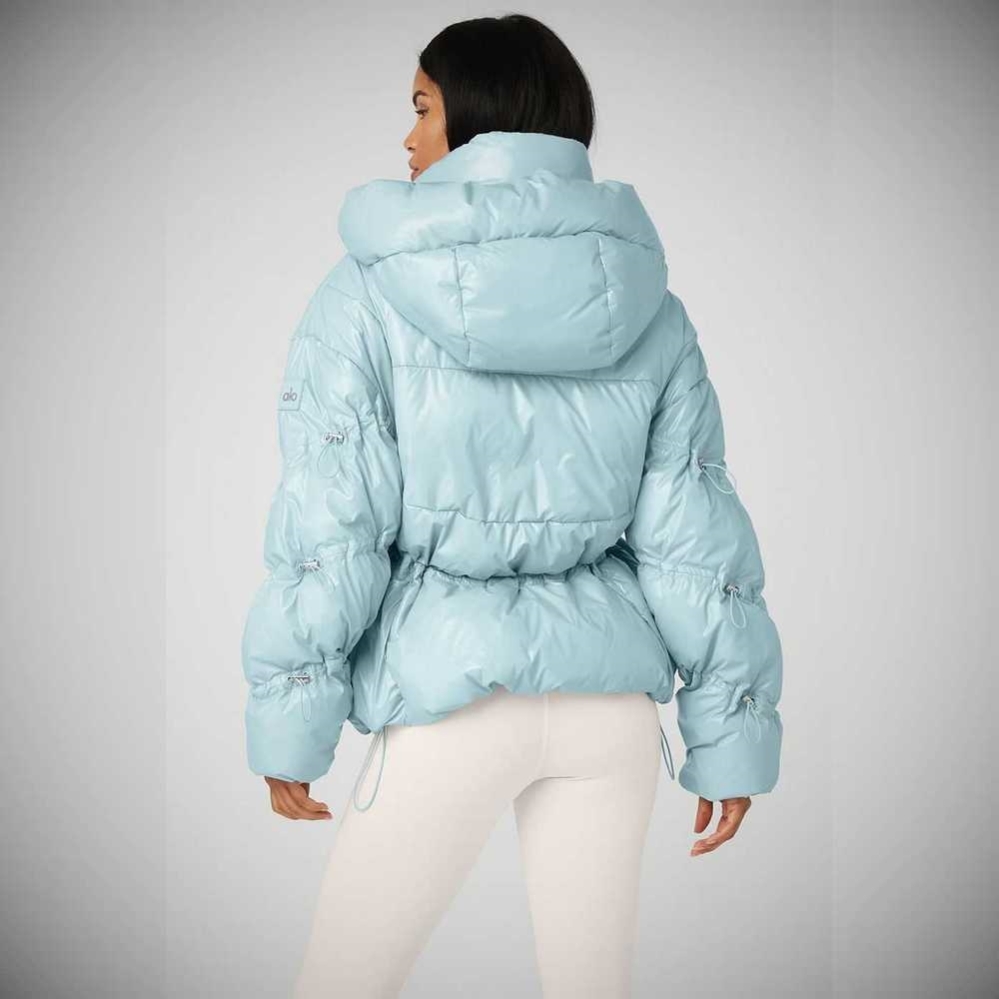 Chaquetas Alo Yoga Stunner Puffer Mujer Azules | MX-48PSFN