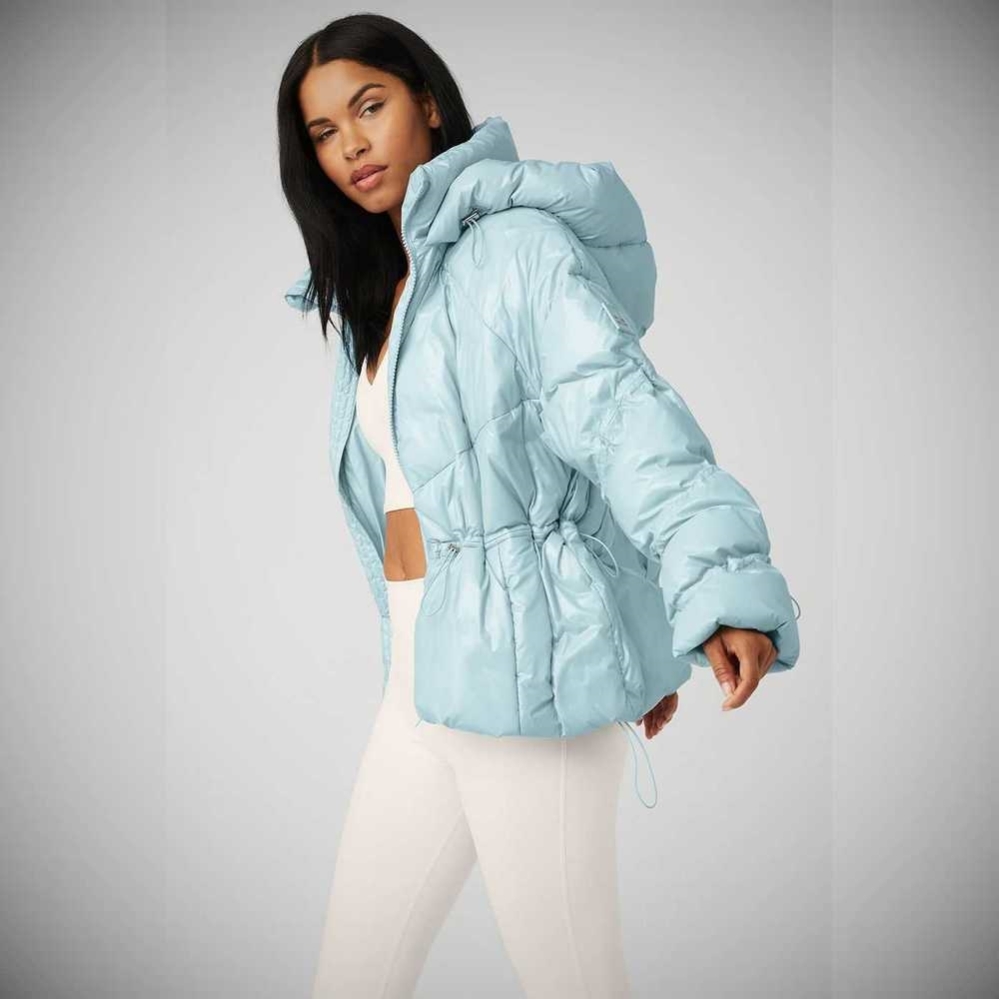 Chaquetas Alo Yoga Stunner Puffer Mujer Azules | MX-48PSFN