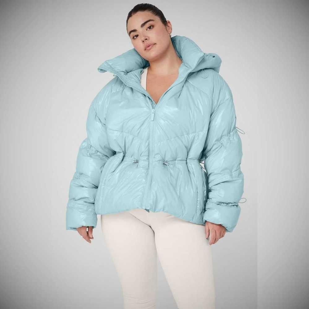 Chaquetas Alo Yoga Stunner Puffer Mujer Azules | MX-48PSFN