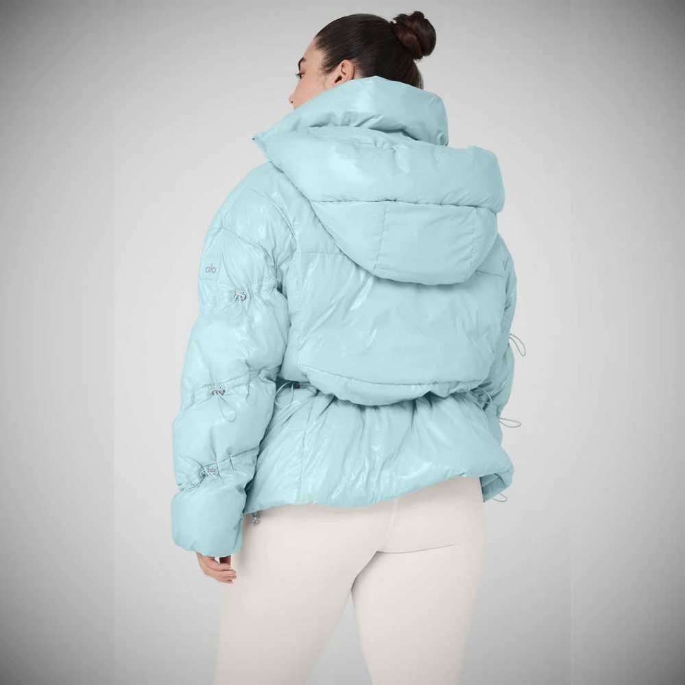 Chaquetas Alo Yoga Stunner Puffer Mujer Azules | MX-48PSFN