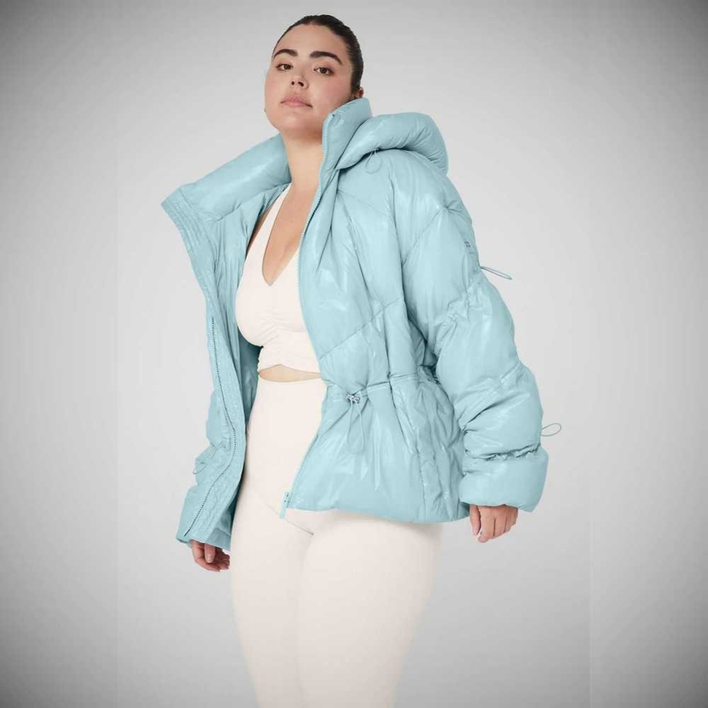 Chaquetas Alo Yoga Stunner Puffer Mujer Azules | MX-48PSFN