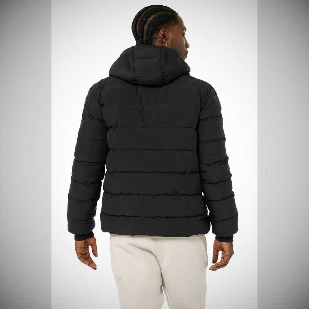 Chaquetas Alo Yoga Vail Puffer Hombre Negros | MX-08RFKS