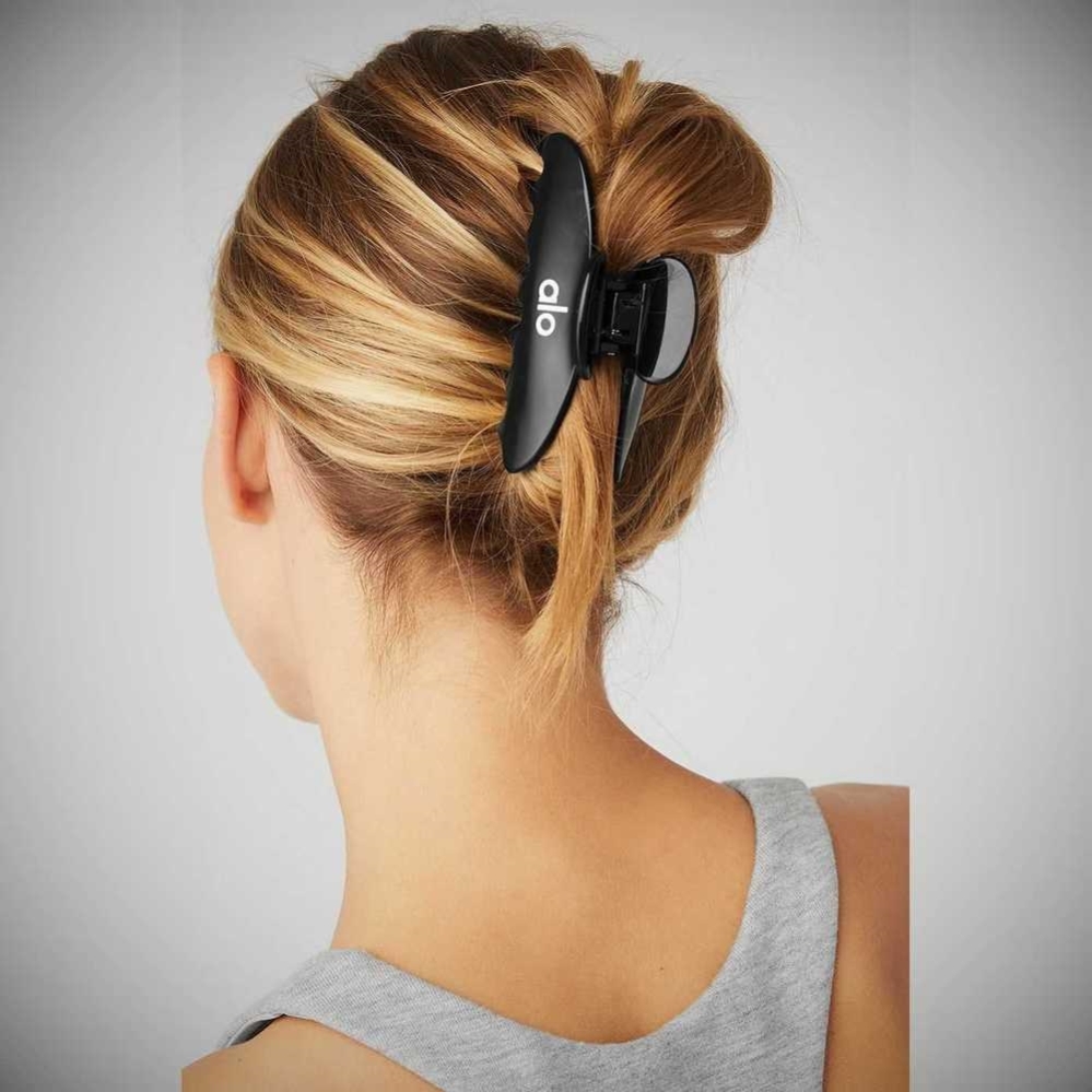 Coletero Alo Yoga 90's Claw Clip Mujer Negros | MX-56UMZO