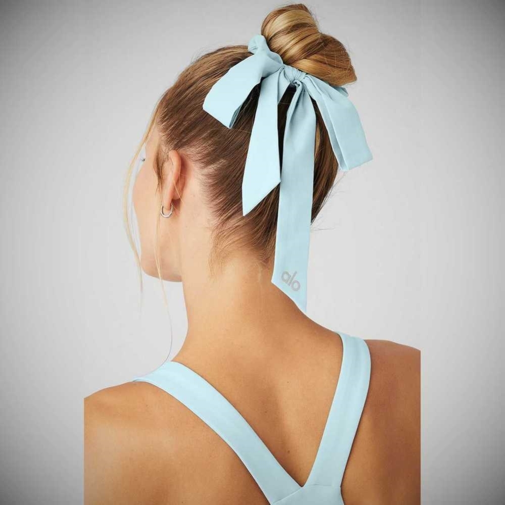 Coletero Alo Yoga Love Knots Tie Mujer Azules | MX-83BZTR