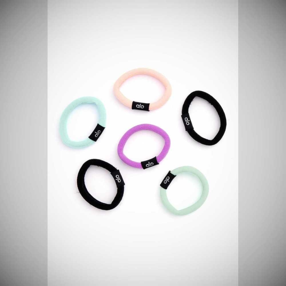 Coletero Alo Yoga Untangled Hair Tie 6-Pack Mujer Multicolor | MX-51FWQB