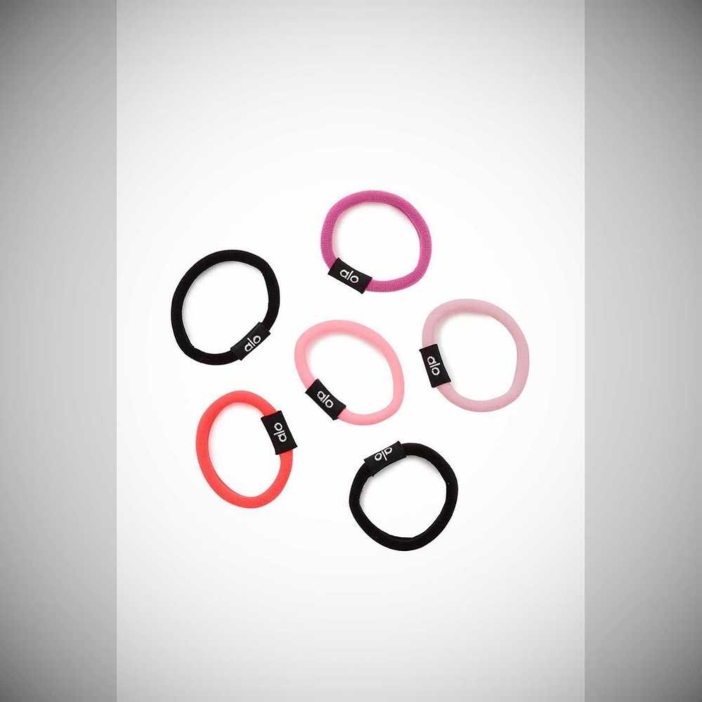 Coletero Alo Yoga Untangled Hair Tie 6-Pack Mujer Rosas | MX-62RGXB