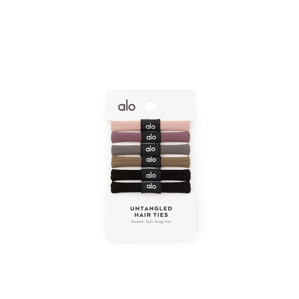 Coletero Alo Yoga Untangled Hair Tie 6-Pack Mujer Natural Multi | MX-65LIVB