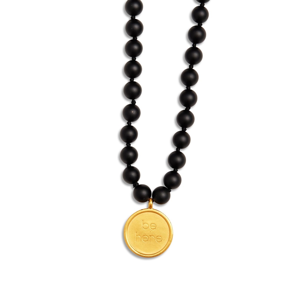 Collar Alo Yoga Black Onyx Mala Hombre Negros | MX-12PGDU