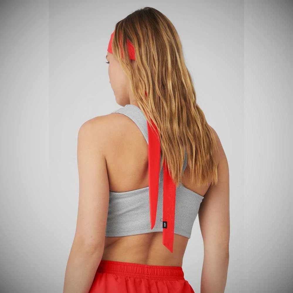 Diademas Alo Yoga Fresh Mesh Tie Mujer Rojos | MX-17IOQL