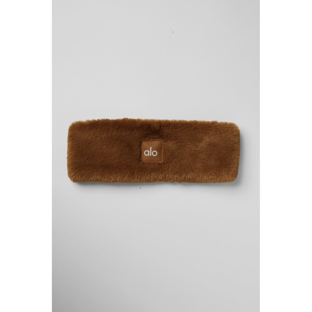 Ear Warmers Alo Yoga Faux Fur Mujer Chocolate | MX-56ROFW