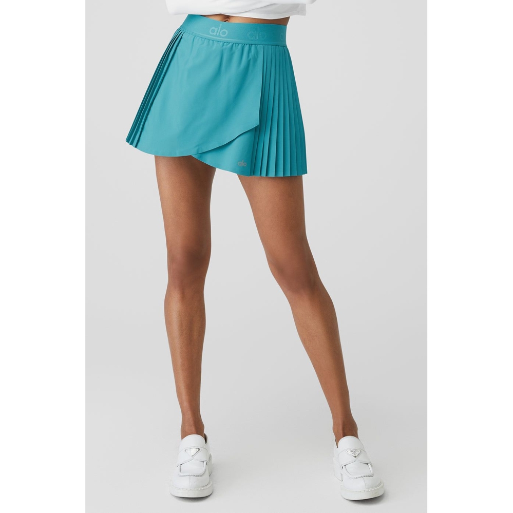 Falda Alo Yoga Aces Tenis Mujer Azules | MX-67MICH