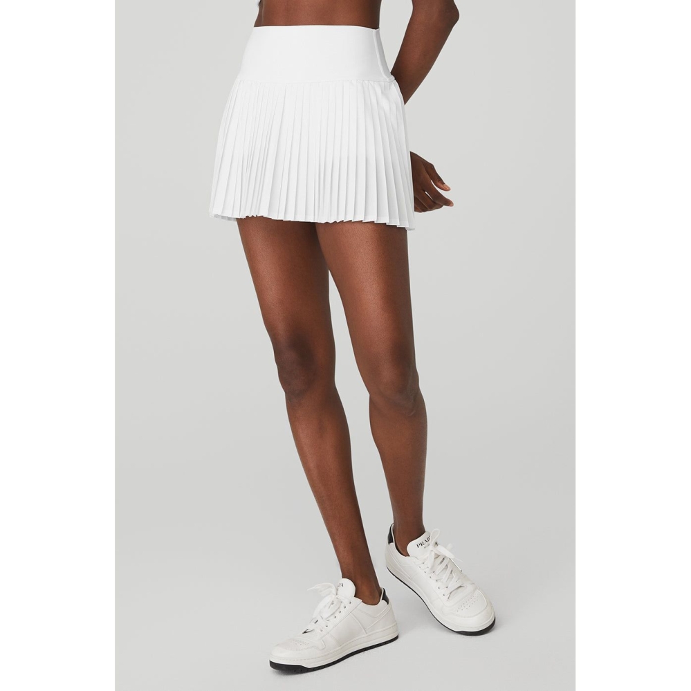 Falda Alo Yoga Grand Slam Tenis Mujer Blancos | MX-02NPVL