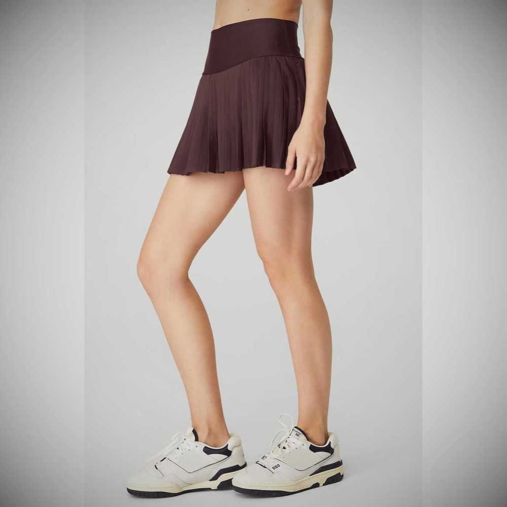 Falda Alo Yoga Grand Slam Tenis Mujer Morados Grises | MX-64GERY