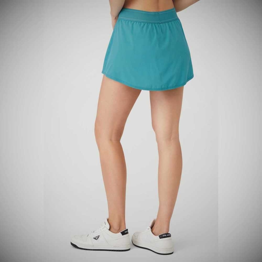 Falda Alo Yoga Match Point Tenis Mujer Azules | MX-24OJPF