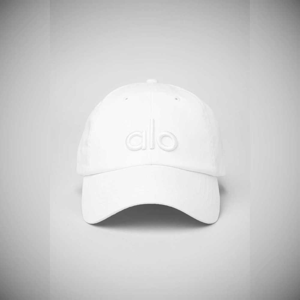 Gorras Alo Yoga Off-Duty Hombre Blancos | MX-86LAKP