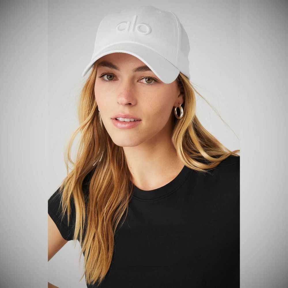 Gorras Alo Yoga Off-Duty Mujer Blancos | MX-64JRSN