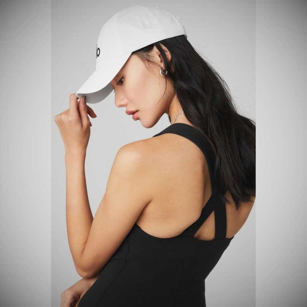 Gorras Alo Yoga Off-Duty Mujer Blancos Negros | MX-32DALK